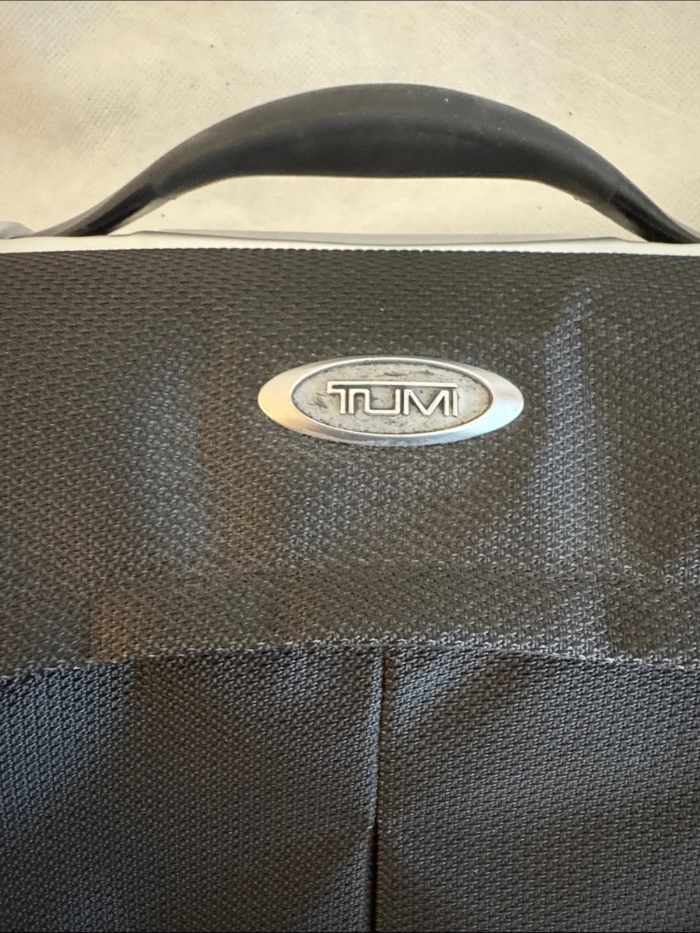 TUMI T3 Black Ballistic Nylon Hanging Garment Bag Carry On Suit Travel Luggage